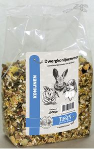 Dwergkonijnenvoer 1500 gram